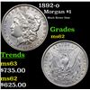 Image 1 : 1892-o Morgan Dollar $1 Grades Select Unc