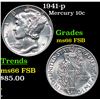 Image 1 : 1941-p Mercury Dime 10c Grades GEM+ FSB