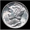 Image 2 : 1941-p Mercury Dime 10c Grades GEM+ FSB