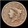 Image 2 : 1832 Med Letters Coronet Head Large Cent 1c Grades vf+