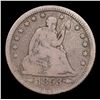 Image 2 : 1853 Arrows & Rays Seated Liberty Quarter 25c Grades f+