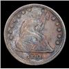 Image 2 : 1891-p Seated Liberty Quarter 25c Grades xf