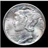 Image 2 : 1938-p Mercury Dime 10c Grades GEM++ Unc