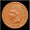 Image 2 : 1884 Indian Cent 1c Grades Select AU