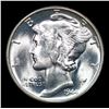 Image 2 : 1944-p Mercury Dime 10c Grades GEM++ Unc