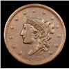Image 2 : 1838 Coronet Head Large Cent 1c Grades vf+
