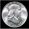 Image 2 : 1953-d Franklin Half Dollar 50c Grades Select Unc+ FBL