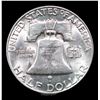 Image 3 : 1953-d Franklin Half Dollar 50c Grades Select Unc+ FBL