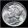 Image 2 : 1941-p Mercury Dime 10c Grades GEM+ FSB