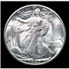 Image 2 : 1947-d Walking Liberty Half Dollar 50c Grades Select+ Unc