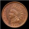 Image 2 : 1907 Indian Cent 1c Grades Choice AU/BU Slider