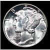 Image 2 : 1945-p Mercury Dime 10c Grades GEM+ Unc