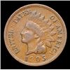 Image 2 : 1905 Indian Cent 1c Grades vf++