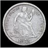 Image 2 : 1878-p Seated Liberty Dime 10c Grades xf+