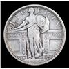 Image 2 : 1917-p TY I Standing Liberty Quarter 25c Grades vf+