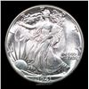 Image 2 : 1941-p Walking Liberty Half Dollar 50c Grades GEM+ Unc