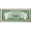 Image 3 : 1934 $5 Green Seal Federal Resere Note (Philadelphia, PA) Fr-1955C Grades select cu