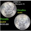 Image 1 : 1882-o Morgan Dollar $1 Grades Select Unc