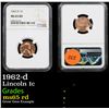 Image 1 : NGC 1962-d Lincoln Cent 1c Graded ms65 rd By NGC
