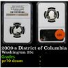 Image 1 : Proof NGC 2009-s District of Columbia Washington Quarter 25c Graded pr70 dcam By NGC