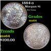 Image 1 : 1884-o Morgan Dollar 1 Grades Choice Unc