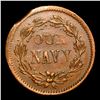 Image 3 : 1863 Our Navy Civil War Token F- 41/337a 1c Grades xf+