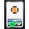 Image 3 : NGC 1974-d Lincoln Cent 1c Graded ms65 rd By NGC