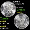 Image 1 : 1904-o Morgan Dollar $1 Grades Choice+ Unc
