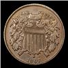 Image 2 : 1867 Two Cent Piece 2c Grades vf details
