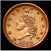Image 2 : 1863 Army & Navy Civil War Token F-6C/314a R-5 1c Grades Select Unc BN
