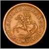 Image 2 : (1863) WI Civil War Token F-WI-510-A-1a R-4 1c Grades Select Unc BN