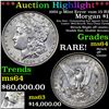 Image 1 : ***Auction Highlight*** 1901-p Morgan Dollar Mint Error vam 15 R5 $1 Graded Choice Unc By USCG (fc)