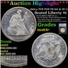 Image 1 : ***Auction Highlight*** 1869-p Seated Liberty Dollar TOP POP FS-301 & OC-2 $1 Graded ms64+ By SEGS (