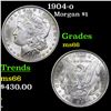 Image 1 : 1904-o Morgan Dollar $1 Grades GEM+ Unc