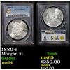 Image 1 : PCGS 1880-s Morgan Dollar $1 Graded ms64 By PCGS