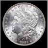 Image 2 : 1881-o Morgan Dollar $1 Graded ms64+ By SEGS