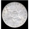 Image 2 : ***Auction Highlight*** 1855 Three Cent Silver 3cs Graded ms64+ By SEGS (fc)