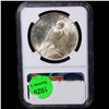 Image 3 : NGC 1923-p Peace Dollar $1 Graded ms64 By NGC