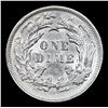 Image 3 : ***Auction Highlight*** 1874-p Seated Liberty Dime 10c Graded Select Unc By USCG (fc)