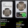 Image 1 : NGC 1880-s Morgan Dollar $1 Graded ms64 By NGC