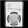 Image 2 : NGC 1885-o Morgan Dollar $1 Graded ms63 By NGC