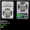 Image 1 : NGC 1884-o Morgan Dollar $1 Graded BU By NGC