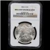 Image 2 : NGC 1884-o Morgan Dollar $1 Graded BU By NGC