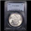 Image 2 : PCGS 1887-p Morgan Dollar 1 Graded ms63 By PCGS