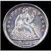 Image 2 : ***Auction Highlight*** 1851-p Seated Liberty Dime 10c Graded ms65+ By SEGS (fc)
