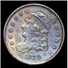 Image 2 : 1835 Capped Bust Half Dime LG Date, Small 5c 1/2 10c Graded au58 details By SEGS