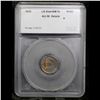 Image 4 : 1835 Capped Bust Half Dime LG Date, Small 5c 1/2 10c Graded au58 details By SEGS