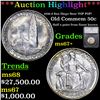 Image 1 : ***Auction Highlight*** 1936-d San Diego Old Commem Half Dollar Near TOP POP! 50c Graded ms67+ By SE