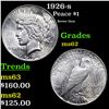 Image 1 : 1926-s Peace Dollar $1 Grades Select Unc