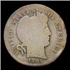 Image 2 : 1905-o Micro "o" Barber Dime Only 200 Survive ! 10c Grades g, good